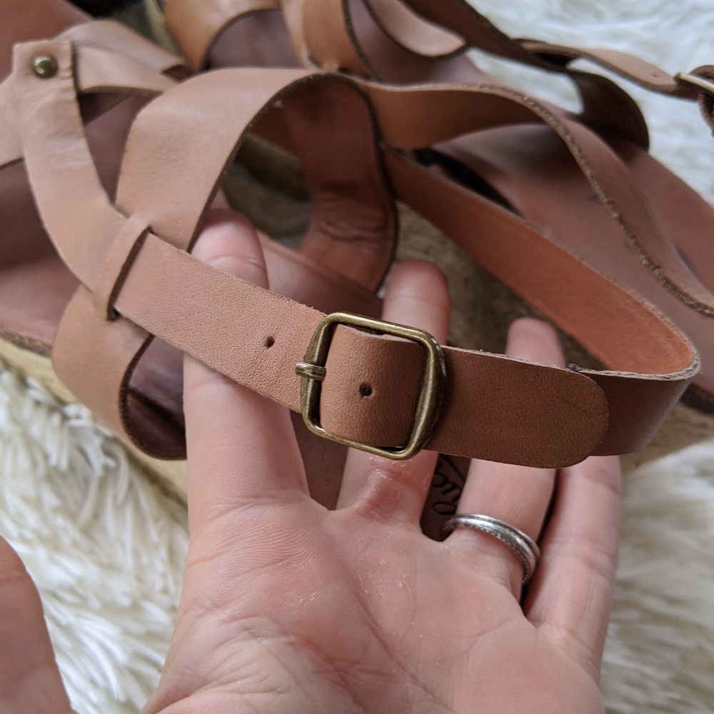 Lucky Brand Leather Espadrilles Sandal 8.5 - Picture 9 of 10
